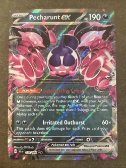 Pecharunt ex 039/064 Sv: Shrouded Fable Holo Pokemon TCG NM - Image 1
