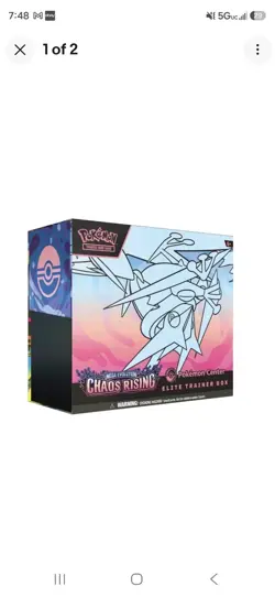 Pokemon Center Chaos Rising Elite Trainer Box ETB CONFIRMED CHECKOUT PRESALE - Image 1