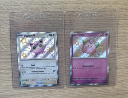 Pokemon Paldean Fates | Jigglypuff 198/91 & Cleffa 150/91 | 💎 PACK FRESH 💎 - Image 1