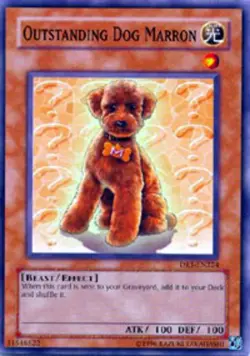 Outstanding Dog Marron - DR1-EN224 - Common - Unlimited Edition - Moderately Pla - Image 1