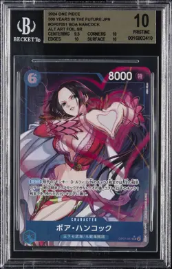 2024 ONE PIECE 500 YEARS IN THE FUTURE JPN ALT ART FOIL SR BOA HANCOCK BGS 10 - Image 1