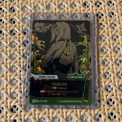 Naruto Mythos TCG Tsunade Fifth Hokage Secret Foil 1st Edition Card 131/130 - Image 1