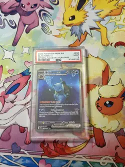 2023 POKEMON MEW EN-151 SPECIAL ILLUSTRATION RARE #200 BLASTOISE EX PSA 9 #200 - Image 1