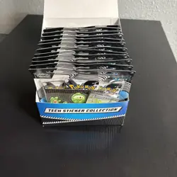 (lot of 12) Pokemon Black Bolt SV10.5 Tech Sticker Collection 3-Pack, New Sealed - Image 2