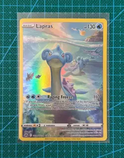 Pokemon TCG Lapras GG05/GG70 Ultra Rare Crown Zenith: Galarian Gallery English - Image 1