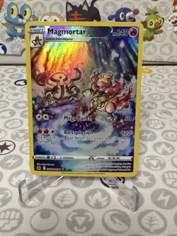 Pokemon TCG Crown Zenith NM Magmortar GG03/GG70 Ultra Rare Galarian Gallery - Image 1