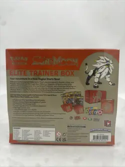 Sun & Moon - Base Set Elite Trainer Box - Solgaleo Sealed Pokemon - Image 2