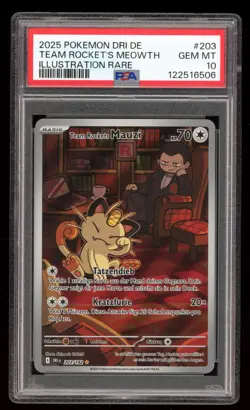 Team Rockets Mauzi - #203 Ewige Rivalen - Deutsch - PSA 10 Gem Mint - Image 1