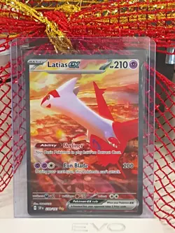 Latias ex 239/191 SIR Pokemon SV Surging Sparks Near Mint Pack Fresh Holo Rare - Image 1