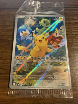 Pokemon - Black Star Promo - Pikachu SEALED - 027 - NM/M - Image 1