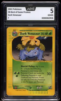 Dark Venusaur - #7 Best of Game Promo - Englisch - AOG 5 Good - Image 1