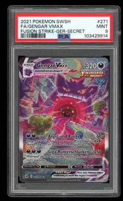 Gengar VMAX - #271 Fusion Strike - Deutsch - PSA 9 Mint - Image 1