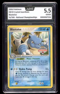Blastoise - 14/100 - Crystal Guardians - National Championships - Englisch - AOG - Image 1