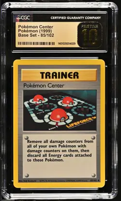 1999 Pokemon Base Set #85 Pokemon Center CGC PRISTINE 10 - Image 1