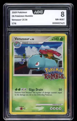 Venusaur - 1/16 - Pokemon Rumble - Englisch - AOG 8 NM-MT - Image 1
