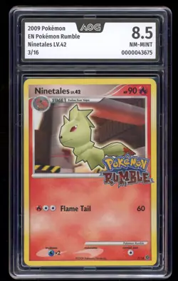 Ninetales - 3/16 - Pokemon Rumble - Englisch - AOG 8.5 NM-MT - Image 1