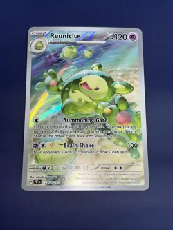 Pokemon 2024 Temporal Forces Illustration Reniculus Ungraded Gem Mint 171/162 NM - Image 1