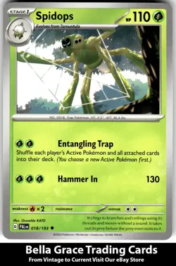 Spidops #018/193 SV02: Paldea Evolved Pokemon Uncommon - Image 1