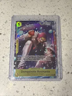 One Piece TCG Donquixote Rosinante OP12-108 TR Treasure The Azure Sea's Alt Art - Image 1