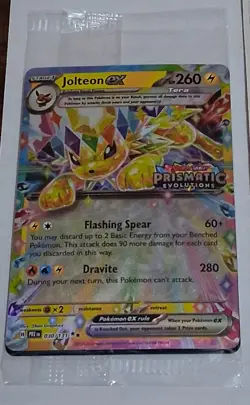 Jolteon ex - (Prismatic Evolutions Stamp) 030/131 Miscellaneous Cards & Products - Image 1