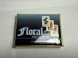Floral Patience Piatnik Playing Cards No 2008 Double Set Vintage - New & Sealed - Image 1