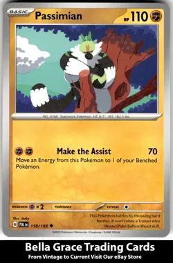 Passimian #118/193 SV02: Paldea Evolved Pokemon Uncommon - Image 1
