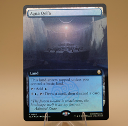 Agna Qel'a | 387 | Rare | Ext-Art | Foil | Avatar | MTG | Pack Fresh - Image 1