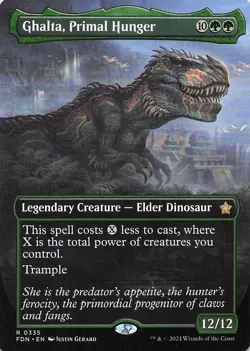 Ghalta, Primal Hunger (Borderless) Foundations Regular - Image 1