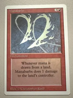 Manabarbs - MTG - REVISED (3rd) - ENGLISCH - ©1994 M/NM rare - Image 3