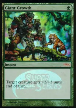 Giant Growth FOIL DCI NM | Junior Series Promos | Magic MTG - Image 1