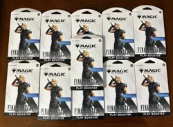 Magic The Gathering Final Fantasy Play Booster Sleeved Pack - 10 Packs - Image 1