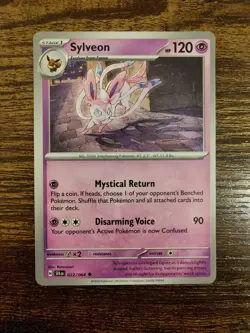 SFA022/064 Sylveon Non Holo Pokemon Card (Shrouded Fable) - Image 1