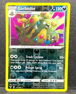 2020 POKEMON VIVID VOLTAGE GARBODOR 111/185 REVERSE HOLO (RARE) - Image 1