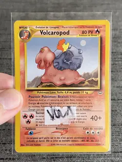 Carte Pokemon Volcaropod 33/64 Neo Revelation Wizard Francais Occasion - Image 5