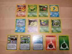 lot de 13 cartes pokemon wizard neo genesis sans double TBE - Image 1