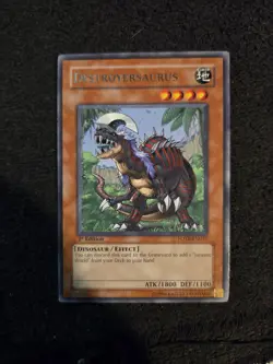 Destroyersaurus FOTB-EN017 Rare 1st Edition Yugioh - Image 1
