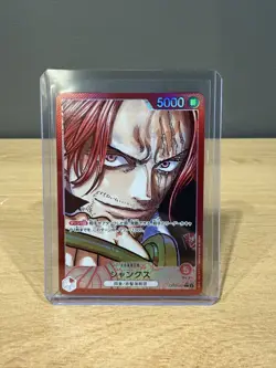 One Piece TCG Shanks OP09-001 Alt Art Leader Emperors in the New World Japanese - Image 1