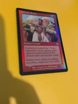 Custody Battle. Enchant Onslaught. MTG Card. Old vintage FOIL. Shooting star. - Image 3