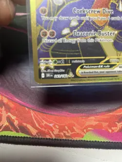 Pokemon TCG Destined Rivals Cynthia's Garchomp EX Card 241/182 Gold Hyper Rare - Image 5
