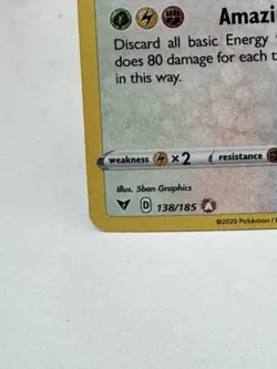Pokemon Rayquaza Amazing Rare Holo Card SWSH04 Vivid Voltage 138/185 - Image 5
