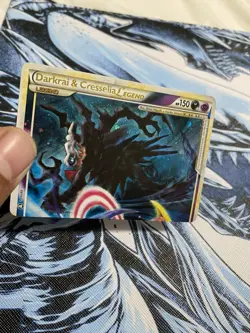Pokemon TCG Darkrai and Cresselia Legend Card Top 99/102 Nm Holo Rare - Image 3