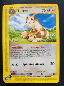 Pokemon TCG Furret Aquapolis 48/147 Uncommon Card Normal - Image 1