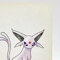 Espeon Pokemon #196 Playing Card Gold Poker Pichu Nintendo Japanese Vintage - Image 3