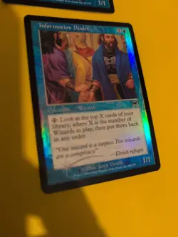 Information Dealer & Imagecrafter. Onslaught. MTG Card. Old vintage FOIL.2 card - Image 2
