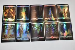 *FOIL* Set 10 Metropolis Full Art Land Streets of New Capenna Magic SNC - Image 1