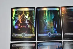 *FOIL* Set 10 Metropolis Full Art Land Streets of New Capenna Magic SNC - Image 3