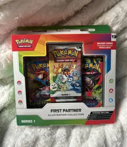 Pokemon TCG First Partner Illustration Collection Series 1 New Sealed - Image 1