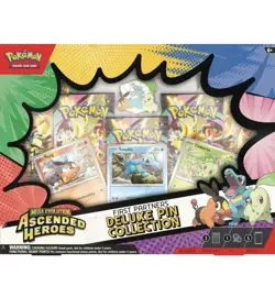 Pokemon Ascended Heroes First Partners Deluxe Pin Collection Sealed New - Image 1