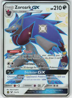 Zoroark GX 77a/073 Holo Promo Alternate Art Promos Near Mint - Image 1