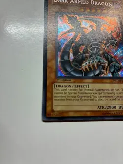USA Seller Yugioh Dark Armed Dragon PTDN-EN019 Secret Rare 1st Edition - Image 5